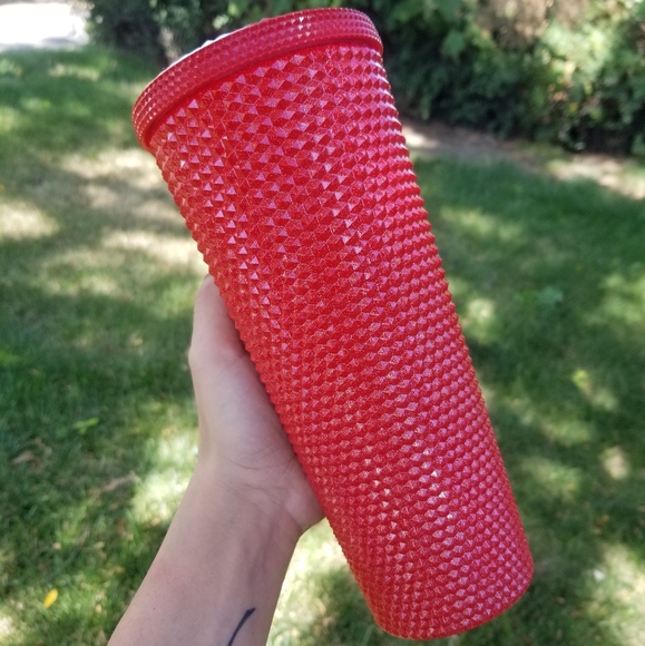🆕️Starbucks, Custom, Red Holo Studded Tumbler - Picture 11 of 16
